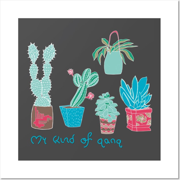 Plantgang Wall Art by Flyingrabbit